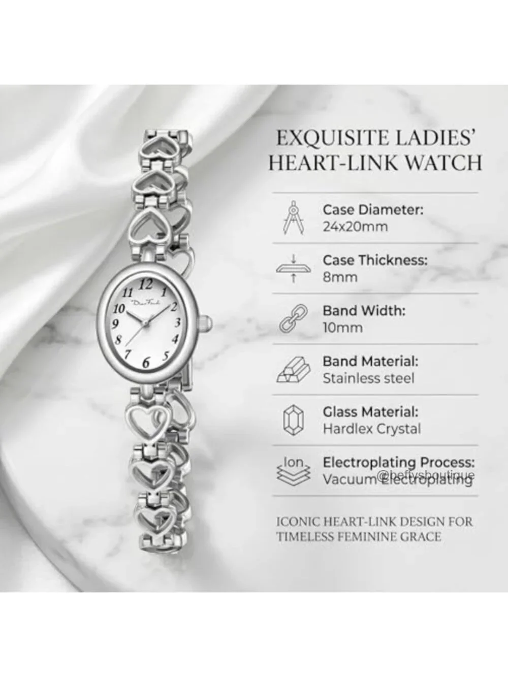 Ultra-Thin Gold Quartz Wrist Watch for Women Vintage Bracelet Dress Watch with